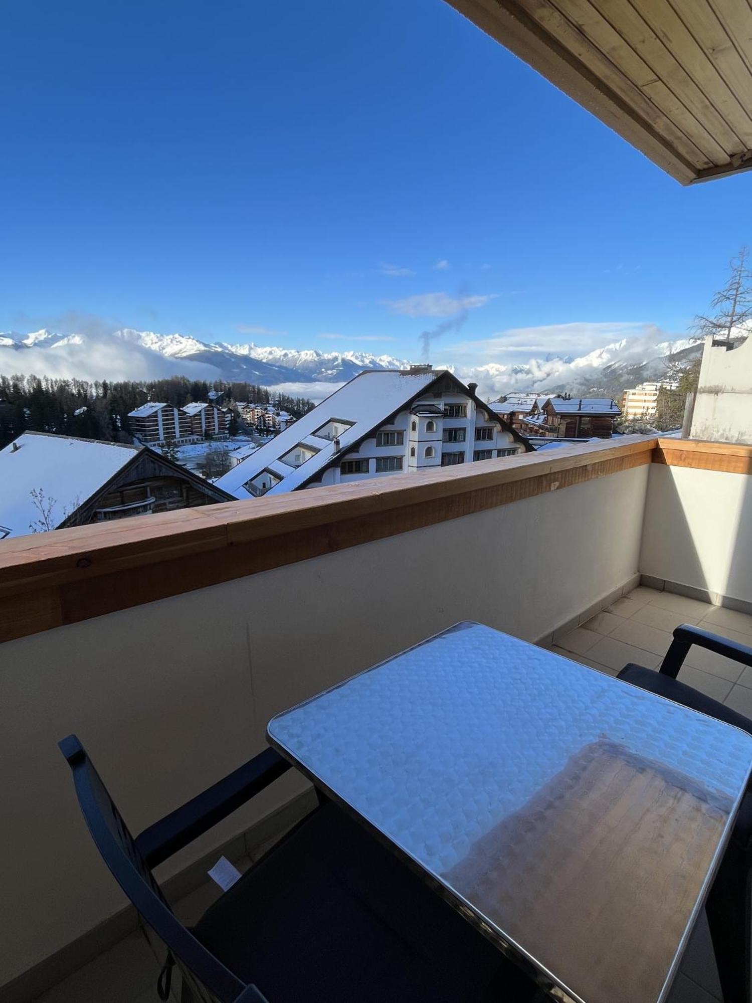 L'Eperon Center Crans Wonderful View Apartment Ngoại thất bức ảnh