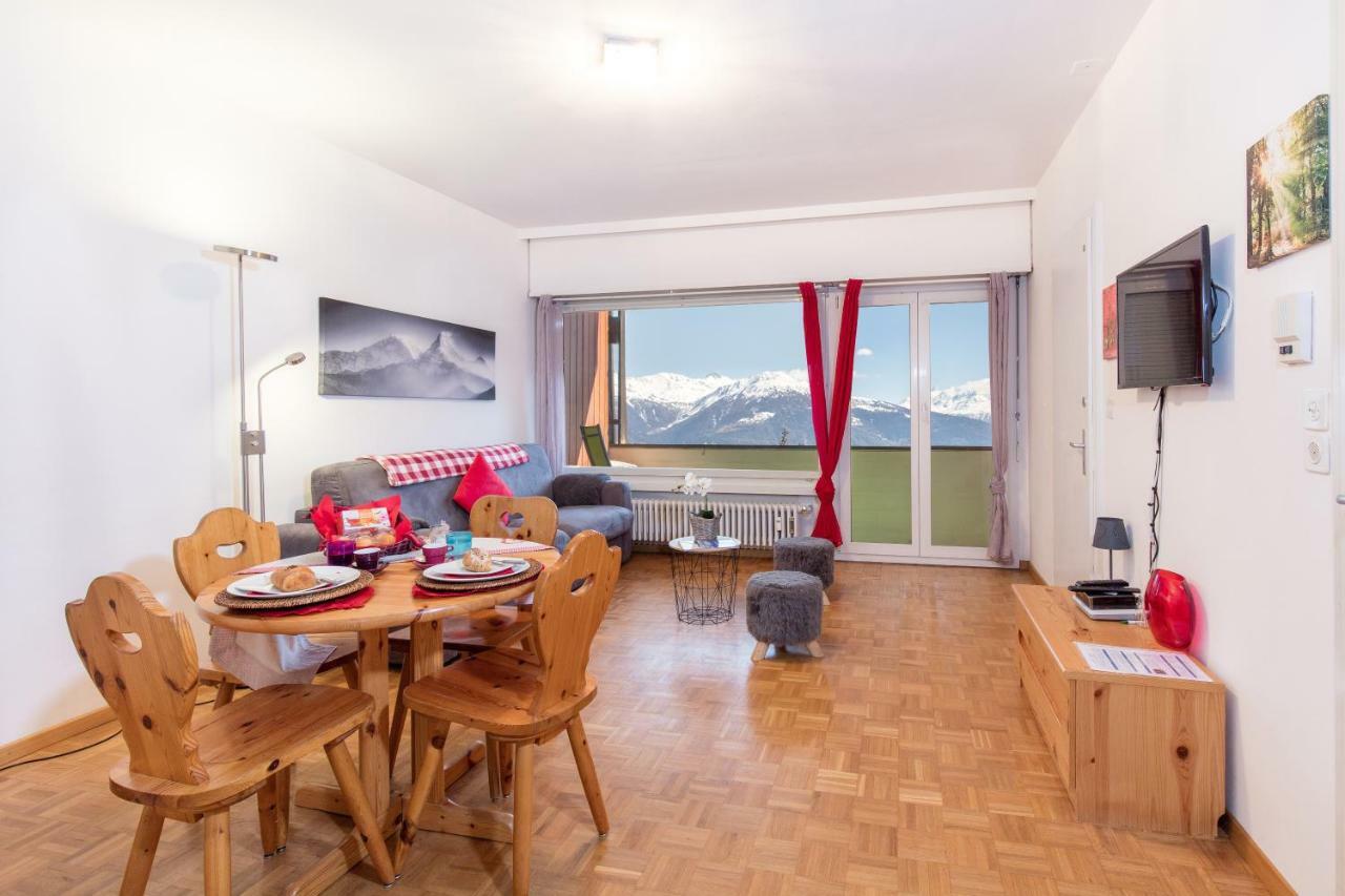 L'Eperon Center Crans Wonderful View Apartment Ngoại thất bức ảnh