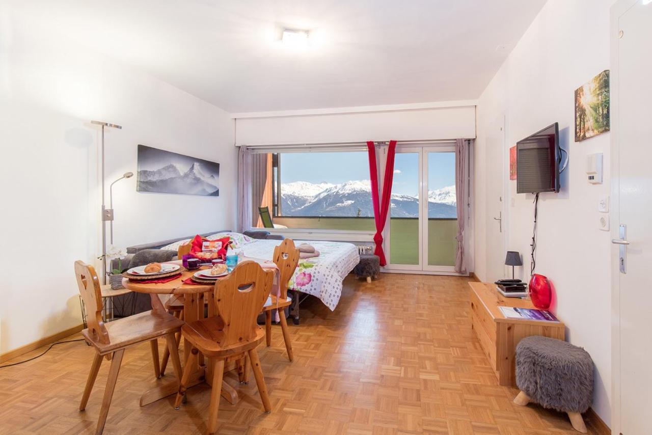 L'Eperon Center Crans Wonderful View Apartment Ngoại thất bức ảnh